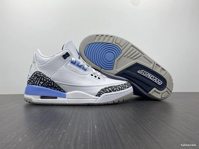 HYPE Fashionable 3837 Jordan3 UNC CT8532- 1014
